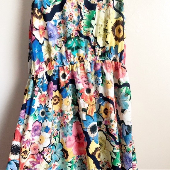 West 36th• artsy colorful floral print maxi dress - Picture 8 of 8
